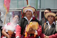 20250425. Tuxtla. José Francisco González, Nuevo Arzobispo de Tuxtla Gutiérrez durante su llegada a la capital del estado de Chiapas.