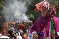 20250425. Tuxtla. José Francisco González, Nuevo Arzobispo de Tuxtla Gutiérrez durante su llegada a la capital del estado de Chiapas.
