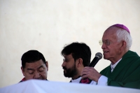 20241103. SCLC. Procesión de la Diócesis de San Cristóbal de las Casas al cumplirse 100 del nacimiento de Monseñor Samuel Ruiz García y para recordar al Padre Marcelo